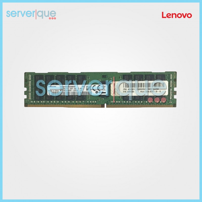 46W0831 Lenovo 16GB PC4-19200 DDR4-2400MHz ECC Reg CL17 1.2V Dual-Rank Memory Module