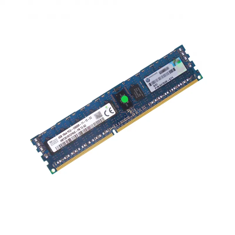 647895-B21 HP 4GB Single Rank x4 PC3-12800R DDR3-1600 Memory Kit