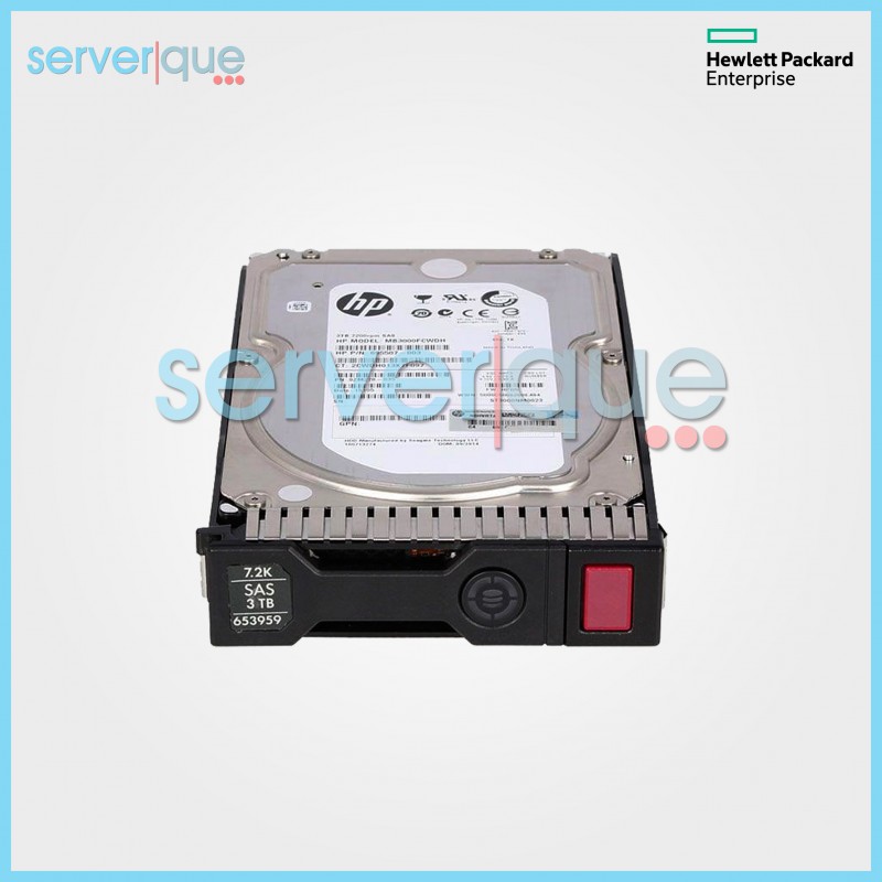 652766-B21 HP 3TB 7.2K 6G 3.5-Inch SAS LFF w/ Smart Carrier Hard Drive 652766-B21 HP 3TB 7.2K 6G 3.5-Inch SAS LFF w/ Smart Carrier Hard Drive