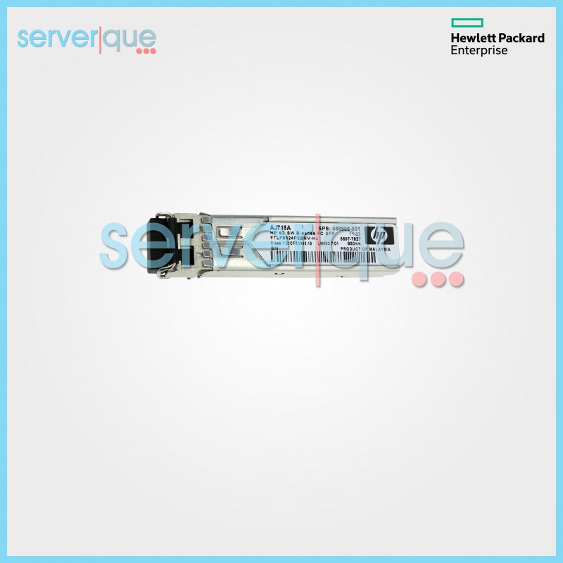 AJ715A HP B-Series 4Gbps Short Wave 550m 850nm SFP Transceiver Module