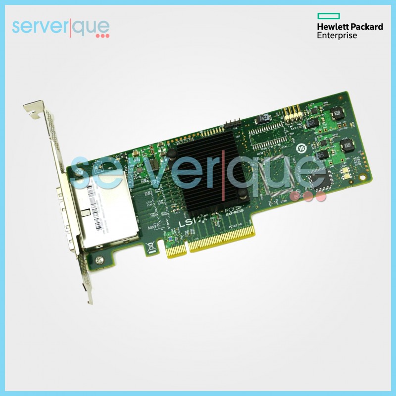 614988-B21 HP Modular Smart Array SC08e 2-ports Ext PCIe x8 SAS HBA