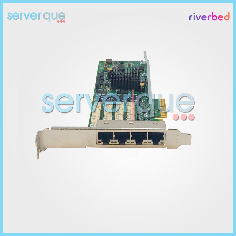 Riverbed 410-00115-01 1Gbp/s PCI-e RJ45 Quad-Port Bypass Network Adapter Riverbed 410-00115-01 1Gbp/s PCI-e RJ45 Quad-Port Bypass Network Adapter