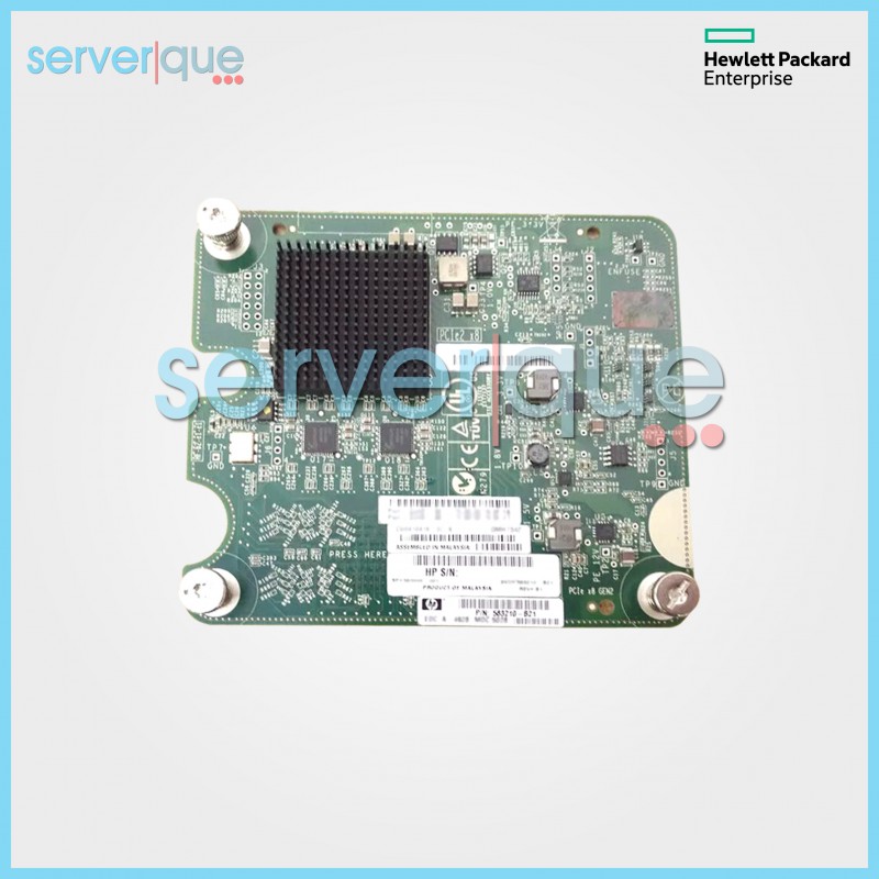 583999-001 QLogic 4XQDR IB Dual Port Mezzanine HCA for HP Blc Servers 583999-001 QLogic 4XQDR IB Dual Port Mezzanine HCA for HP Blc Servers