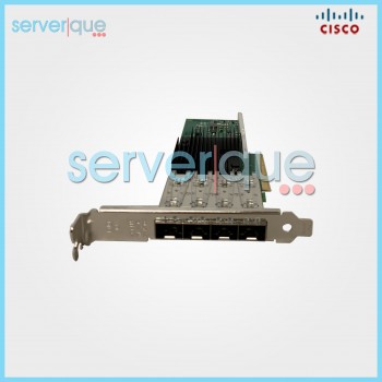UCSC-PCIE-IQ10GF Cisco 10Gbps Quad Port SFP+ Network Adapter X710A-DA4 UCSC-PCIE-IQ10GF Cisco 10Gbps Quad Port SFP+ Network Adapter X710A-DA4