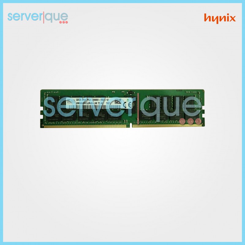 HMA84GR7JJR4N-VK Hynix 32GB PC4-21300 DDR4-2666MHz ECC Reg CL19 Dual Rank Memory Module