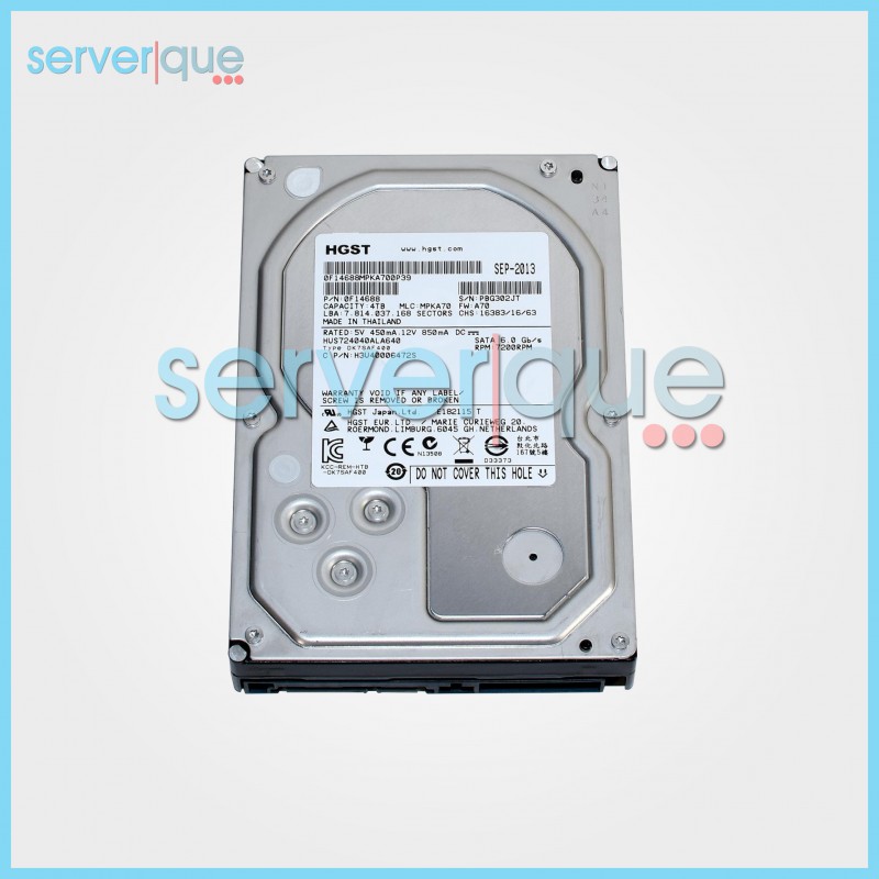 HUS724040ALA640 Hitachi 4TB 6G 3.5 inches LFF SATA 7.2K rpm 64MB Cache Hard Drive HUS724040ALA640 Hitachi 4TB 6G 3.5 inches LFF SATA 7.2K rpm 64MB Cache Hard Drive