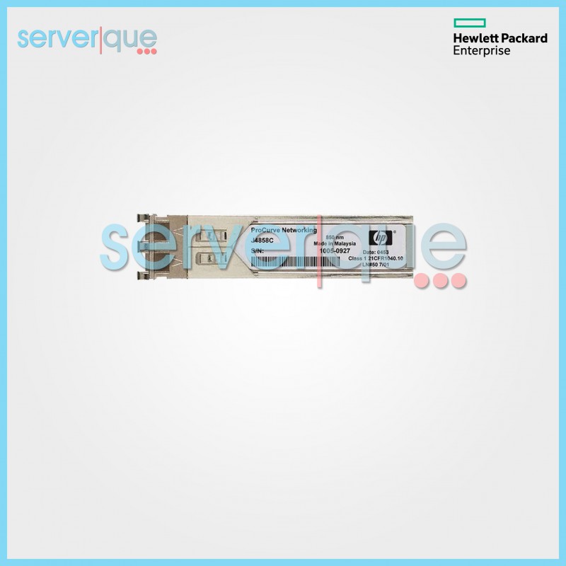 J4858C HP ProCurve X121 1Gbps Multi-Mode Fibre 50m 850nm Duplex LC Transceiver J4858C HP ProCurve X121 1Gbps Multi-Mode Fibre 50m 850nm Duplex LC Transceiver