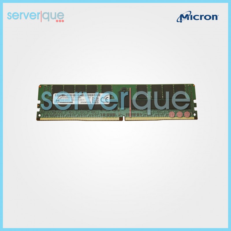 MTA72ASS8G72LZ-2G3 Micron 64GB PC4-19200 DDR4-2400MHz ECC Reg Quad Rank Memory MTA72ASS8G72LZ-2G3 Micron 64GB PC4-19200 DDR4-2400MHz ECC Reg Quad Rank Memory
