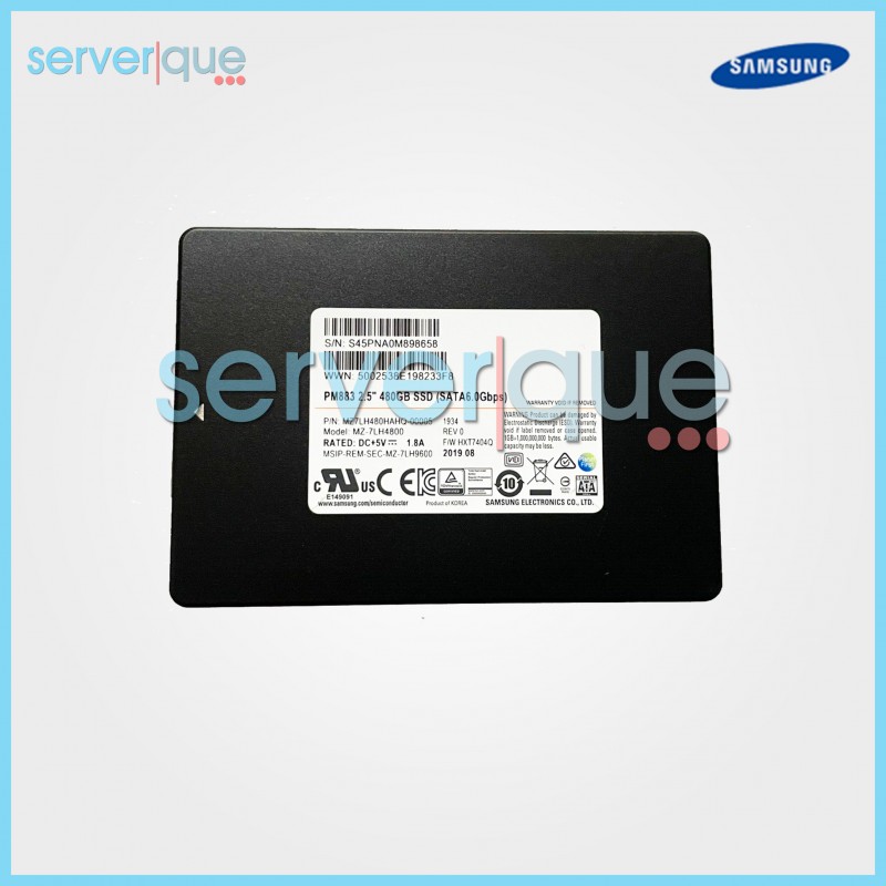 MZ-7LH4800 Samsung PM883 480GB SATA 6Gbps 2.5" Internal SSD