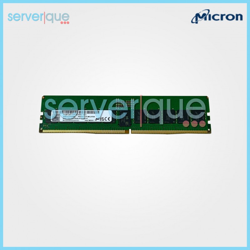 Micron MTC20F1045S1RC56BG1 32GB PC5-44800 DDR5-5600MHz CL46 1.1V ECC Reg Memory