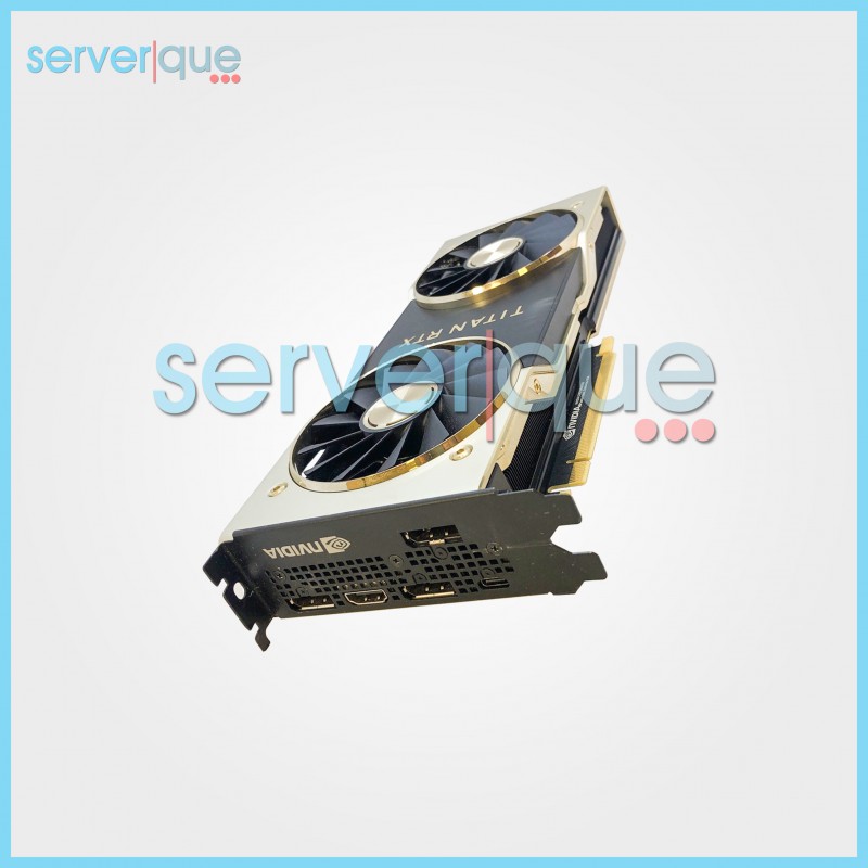 NVIDIA 900-1G150-2500-000 Titan RTX Gold 24GB PCI e 3.0 x16 Graphics Card NVIDIA 900-1G150-2500-000 Titan RTX Gold 24GB PCI e 3.0 x16 Graphics Card