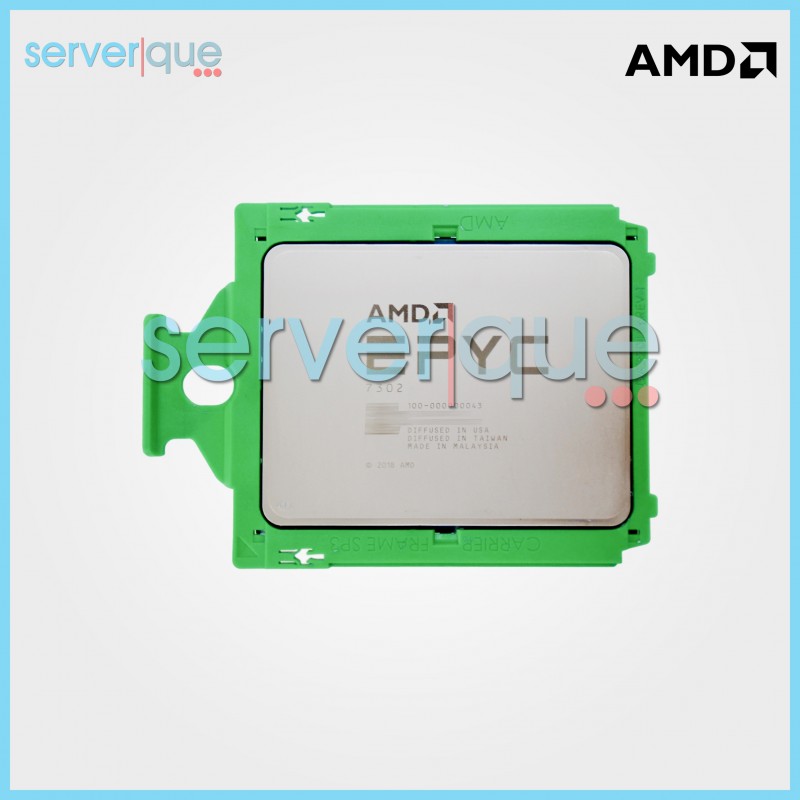 100-000000043 AMD EPYC 7302 16-Core 3.00GHz 128MB 155W SP3 Processor
