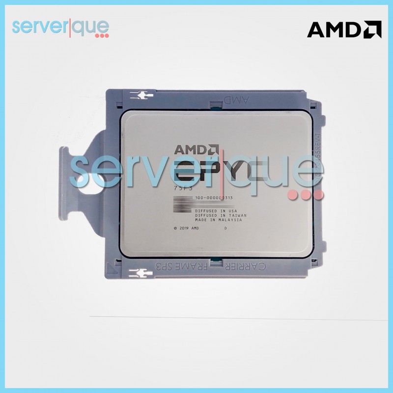 100-000000313 AMD EPYC 75F3 32-Core 2.95GHz 256MB "NO VENDOR LOCK" Processor 100-000000313 AMD EPYC 75F3 32-Core 2.95GHz 256MB "NO VENDOR LOCK" Processor