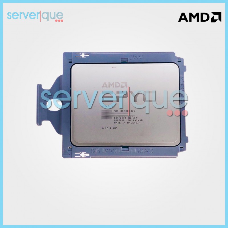 100-000000326 AMD EPYC 7643 48-Core 2.30GHz 256MB "NO VENDOR LOCK" Processor