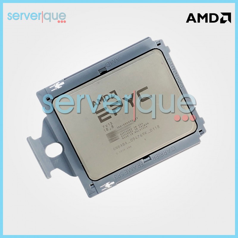 AMD 100-000000425 EPYC 7V13 64-Core 2.45GHz 280W "NO VENDOR LOCK" Processor AMD 100-000000425 EPYC 7V13 64-Core 2.45GHz 280W "NO VENDOR LOCK" Processor