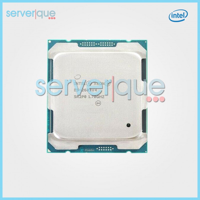 SR2P0 Intel Xeon E5-2603 V4 6-Core 1.70GHz 6.40GT/s 15MB FCLGA2011-3 Processor SR2P0 Intel Xeon E5-2603 V4 6-Core 1.70GHz 6.40GT/s 15MB FCLGA2011-3 Processor
