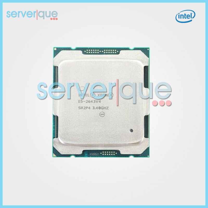 SR2P4 Intel Xeon E5-2643v4 6-Core 3.40GHz 9.60GT/s 20MB FCLGA2011-3 Processor