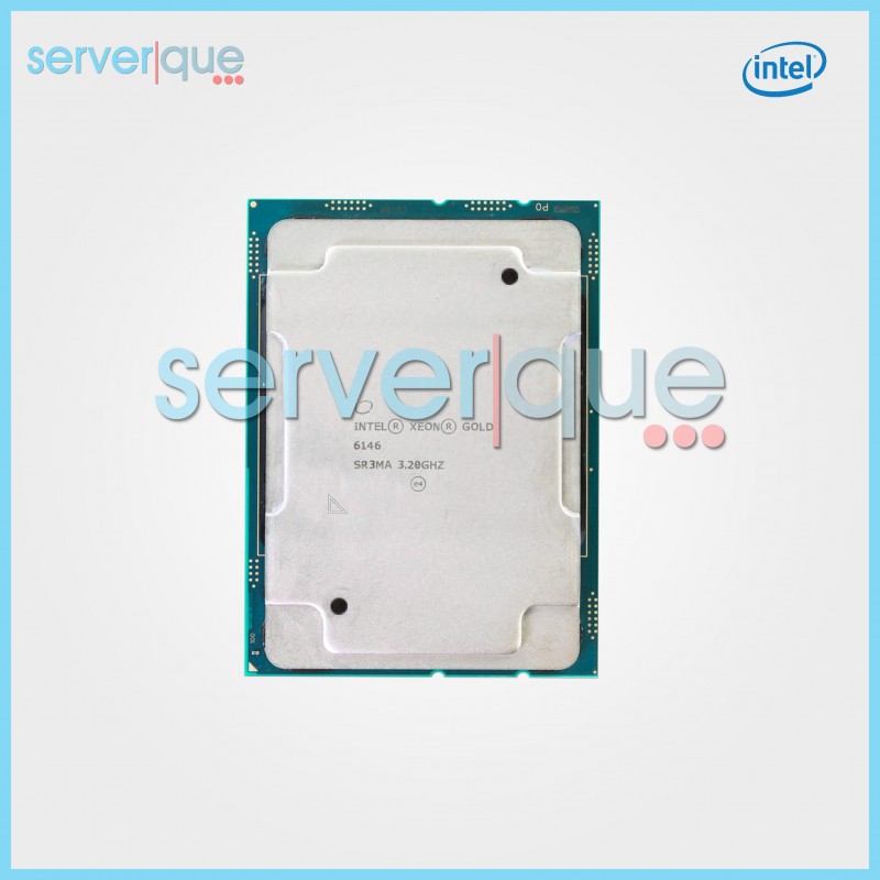 SR3MA Intel Xeon Gold 6146 12 Core 3.20GHz 24.75MB 165W FCLGA3647 Processor