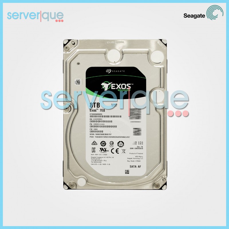 ST8000NM0055 Seagate 8TB 7.2K SATA 6Gbps 3.5" 512e Internal Hard Drive ST8000NM0055 Seagate 8TB 7.2K SATA 6Gbps 3.5" 512e Internal Hard Drive