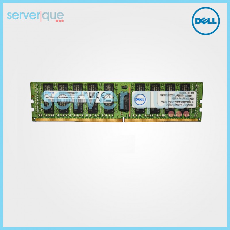 SNPPR5D1C/32G Dell 32GB PC4-17000 DDR4-2133MHz ECC Reg Dual Rank Memory Module