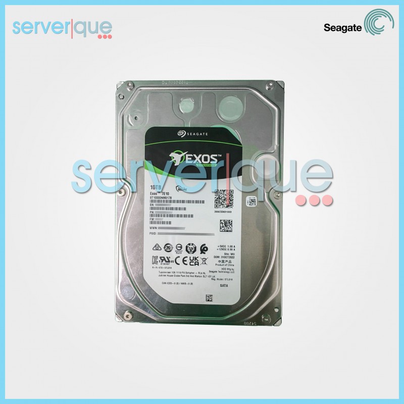 ST10000NM017B Seagate Exos 7E10 10TB 7.2K SATA 6Gbps 3.5" 256MB Cache Hard Drive ST10000NM017B Seagate Exos 7E10 10TB 7.2K SATA 6Gbps 3.5" 256MB Cache Hard Drive