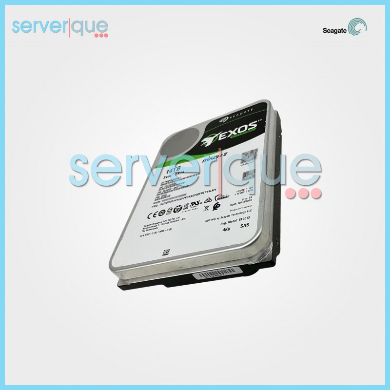 Seagate ST14000NM0001 Exos 2X14 14TB 3.5 SAS 7.2K 12Gbps MACH.2 4Kn Internal HDD