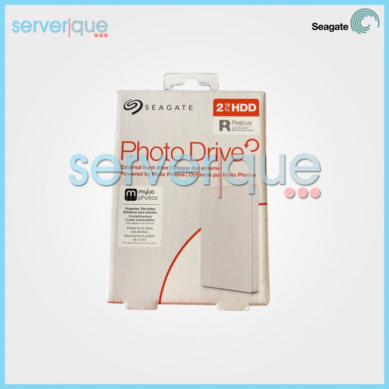 STJS20000400 Seagate Photo Drive 2TB Portable 2.5" External Hard Drive "NEW"