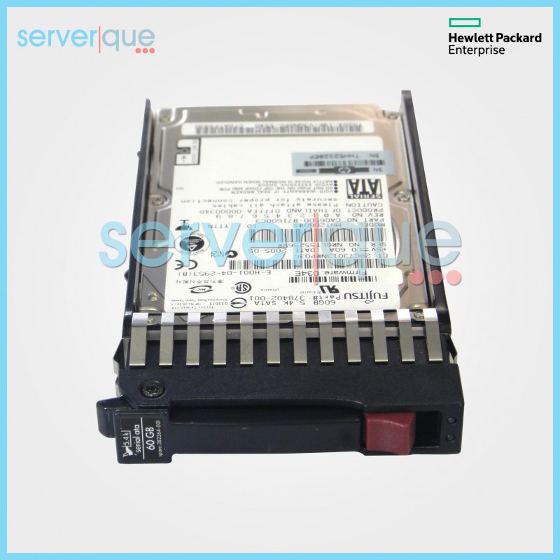 378402-001 HP 60GB SATA 5.4K RPM 2.5" Hot Plug Hard Drive 378402-001 HP 60GB SATA 5.4K RPM 2.5" Hot Plug Hard Drive