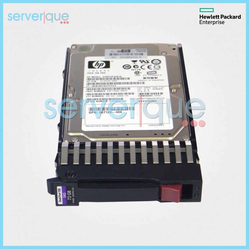 418398-001 HP 72GB 2.5-inch SFF 3G D-P SAS 15K RPM Hot Plug Hard Drive