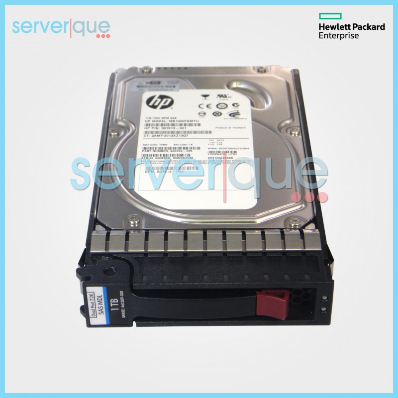 461134-003 HP 1TB 3.5" LFF 3G Dual Port SAS 7.2K RPM Hot Plug Hard Drive