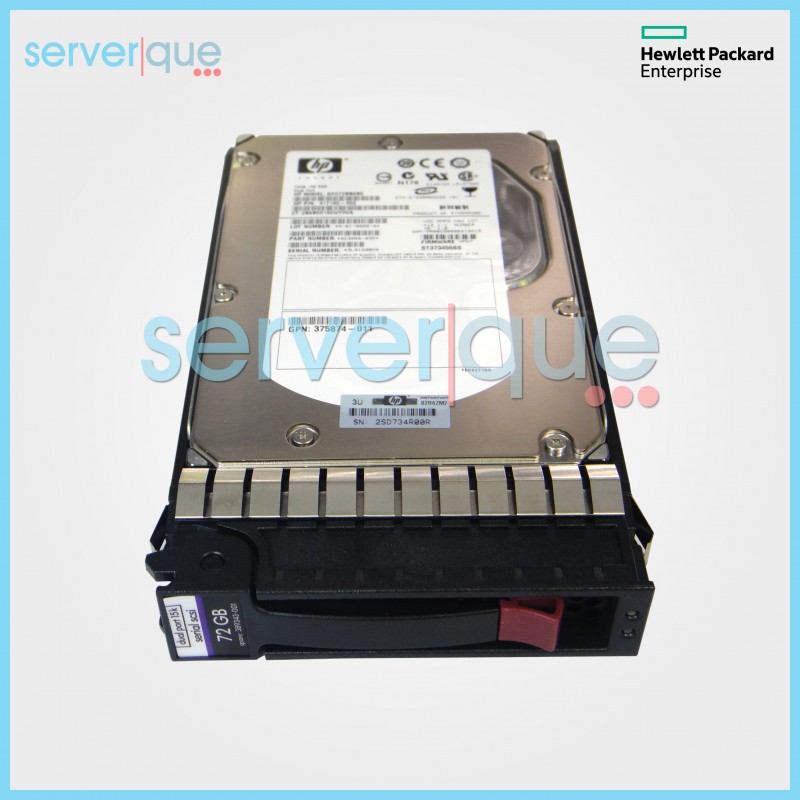 462587-001 HP 72GB 3.5" LFF SAS 15K RPM 3G Dual Port Hard Drive