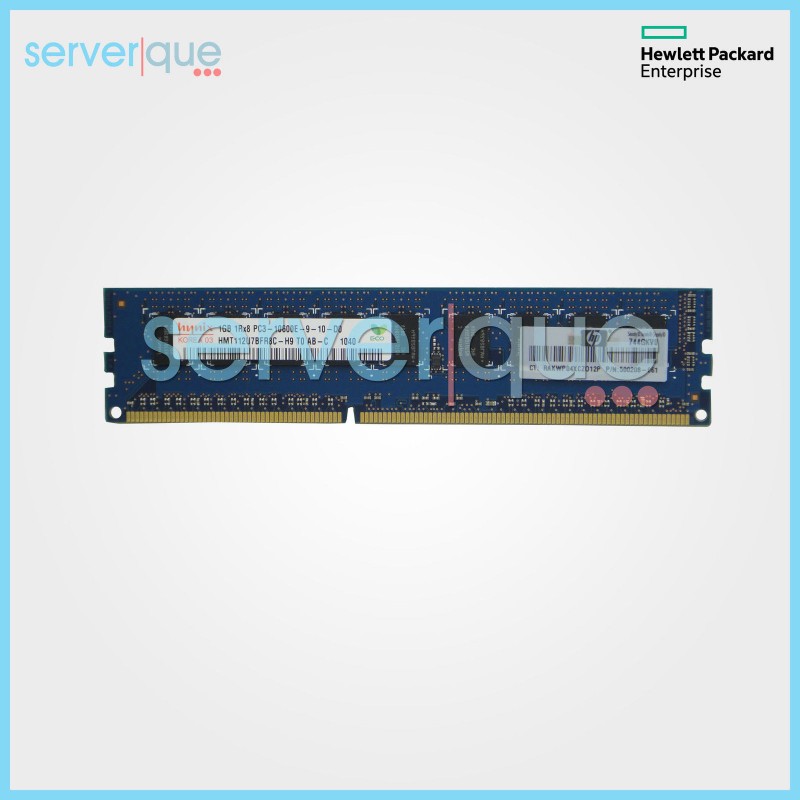 500208-061 HP 1GB  PC3-10600E-9 Single Rank x8 Memory Kit