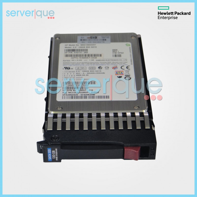 572253-001 HP 120GB 3G SATA SFF 2.5-inch Midline Solid State Drive