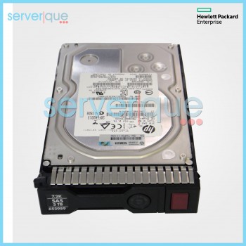 695507-003 HP 3TB 7.2K 6G 3.5-Inch SAS  LFF w/ Smart Carrier Hard Drive 