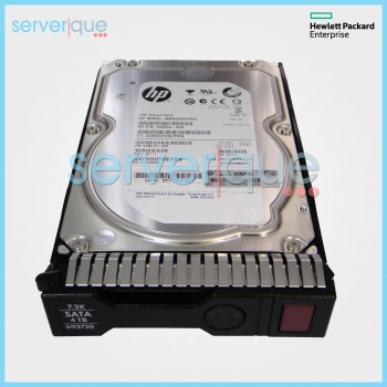 657753-007 HP 4TB 7.2K 6G 3.5-Inch SATA  LFF w/ Smart Carrier Hard Drive