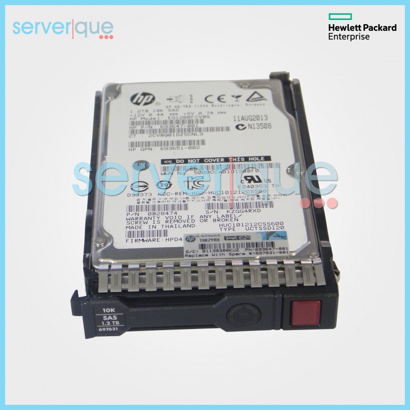 VK000480GWSXF HP 480GB SATA 6G 2.5" SFF Read Intensive SC SSD
