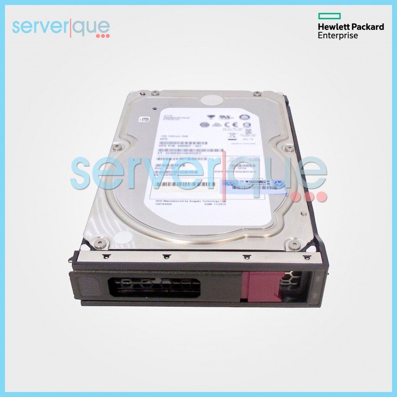 834131-001 HP 8TB 6G 3.5" LFF SATA 7.2K Midline 512e G10 Hard Drive  