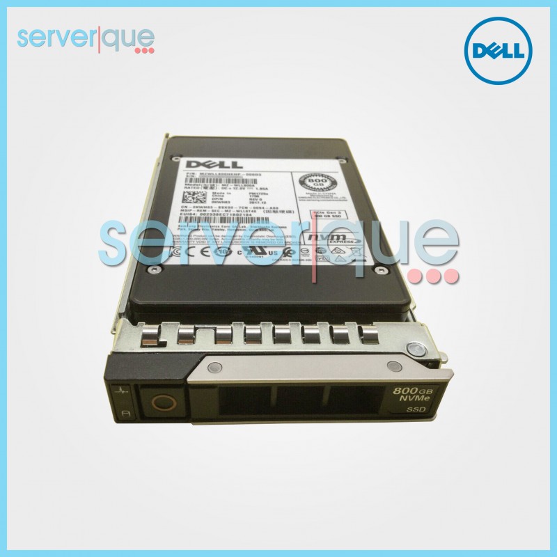 0KWH83 Dell 800GB PCIe G3 NVMe U.2 2.5" Internal Solid State Drive