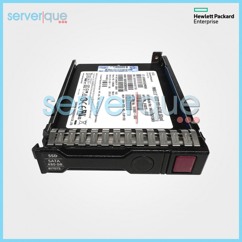 816899-B21 HP 480GB 6G SATA Read Intensive-3 SFF 2.5 inch SC Solid State Drive