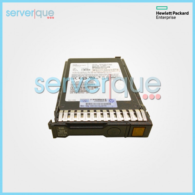 822555-B21 HPE 400GB 2.5" SAS 12Gbps Mixed Use SC Solid State Drive