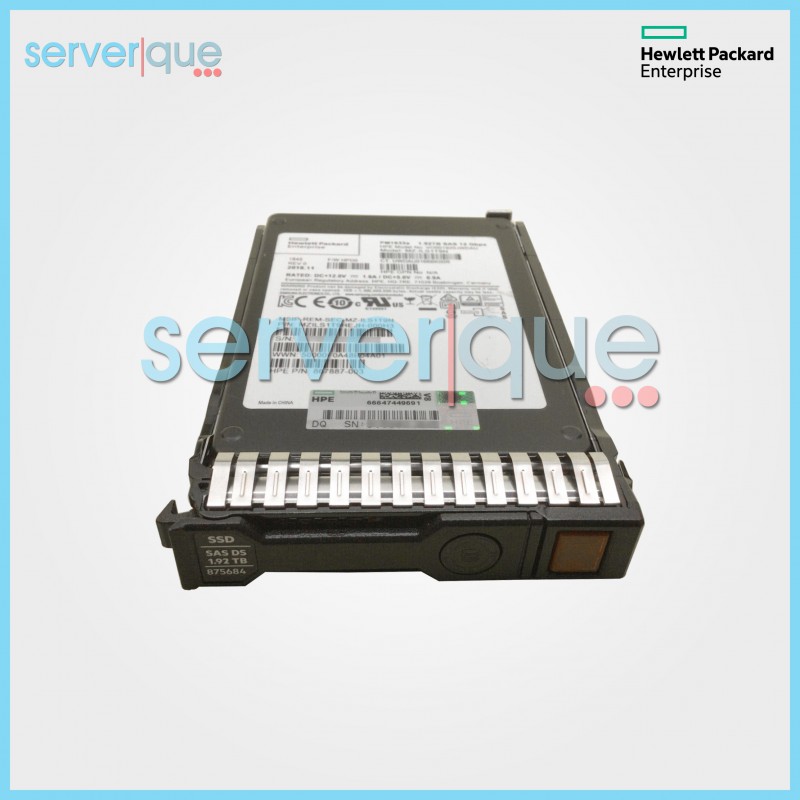875684-001 HPE 1.92TB 12Gbps SAS 2.5" Read Intensive Solid State Drive 875684-001 HPE 1.92TB 12Gbps SAS 2.5" Read Intensive Solid State Drive