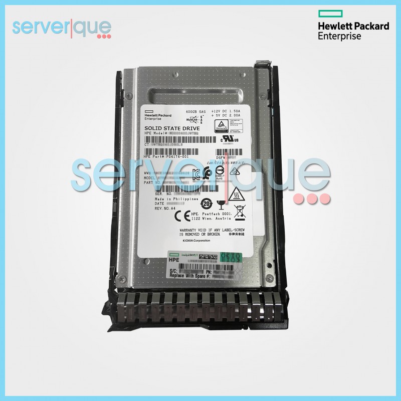 P04525-B21 HP 400GB 12G SAS 2.5" Mixed Use SFF SSD W/ SC P06576-001 P04174-001