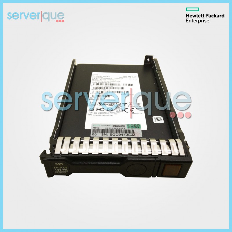 P08694-001 HPE 1.92TB 6Gbps SATA SC 2.5" Mixed-Use Solid State Drive P08694-001 HPE 1.92TB 6Gbps SATA SC 2.5" Mixed-Use Solid State Drive