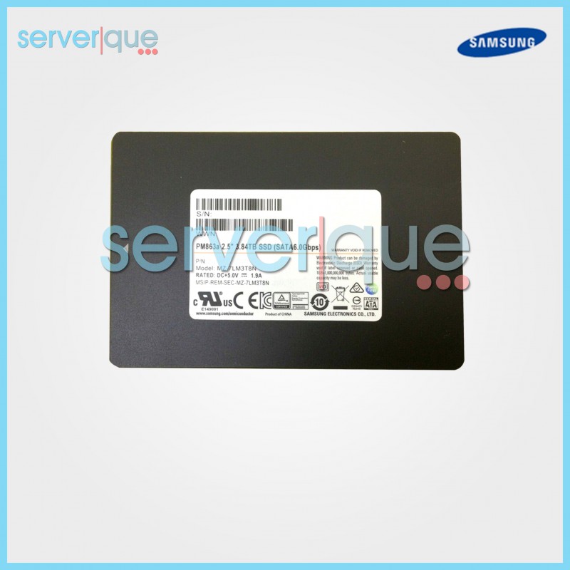 MZ-7LM3T8N Samsung PM863a 3.84TB TLC SATA 6Gbps 2.5" Internal SSD