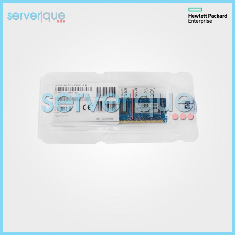 500670-B21 HP 2GB PC3-10600E DDR3-1333MHz ECC CL9 Dual Rank Memory