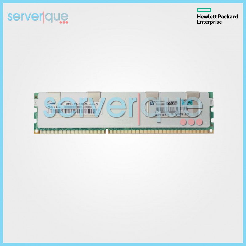 516423-B21 HP 8GB PC3-8500 DDR3-1066MHz Reg CL7 D-R Memory