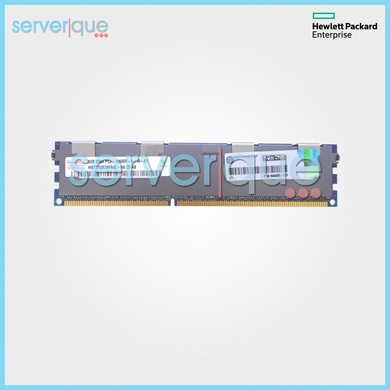 593913-B21 HP 8GB Dual Rank x4 PC3-10600 DDR3-1333 Registred Memory