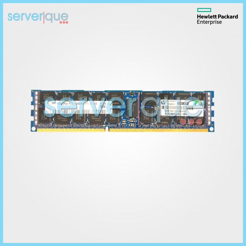684066-B21 HP 16GB 2Rank x4 PC3-12800R DDR3-1600 CAS11 REG Memory 684066-B21 HP 16GB 2Rank x4 PC3-12800R DDR3-1600 CAS11 REG Memory