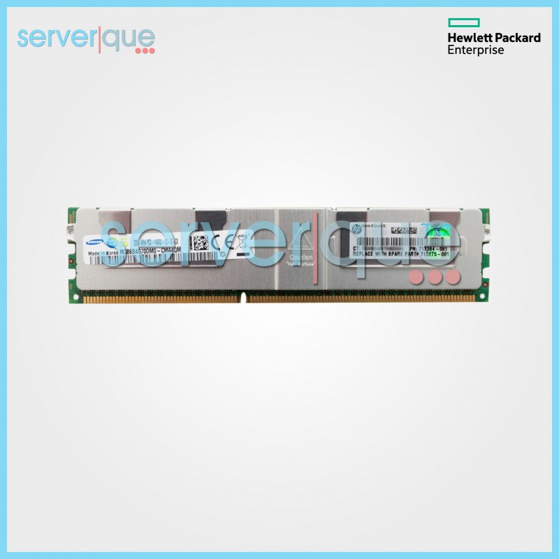 708643-B21 HP 32GB (1x32GB) Quad Rank x4 PC3-14900L DDR3-1866 Load Reduced CAS-13 Memory Kit