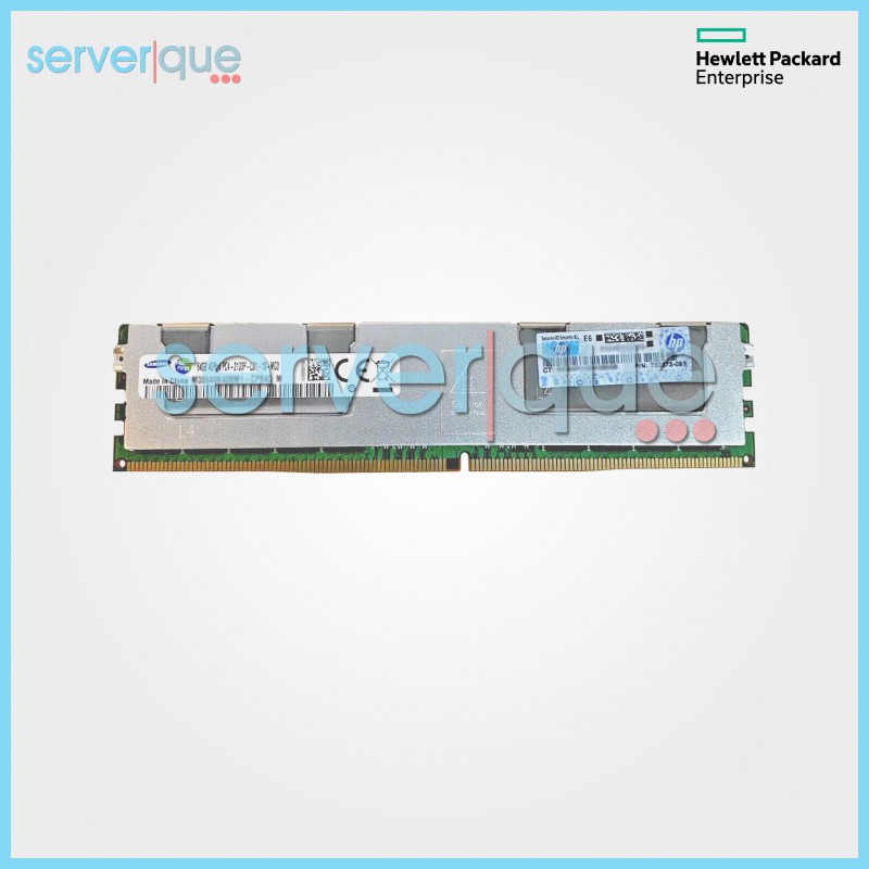 726724-B21 HP 64GB PC4-17000 DDR4-2133MHz ECC Registered CL15 288-Pin Load Reduced DIMM 1.2V Quad Rank Memory Module
